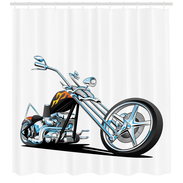 East Urban Home Manly Shower Curtain Set + Hooks Wayfair